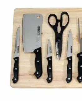 Kuchynské náčinia Kinekus Nože s doskou na krájanie, sada 11 kusov, TOMATO