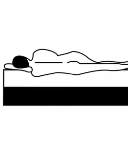 Matrace Boxspring Vrchný matrac na posteľ boxspring Dekorhome 160x200 cm