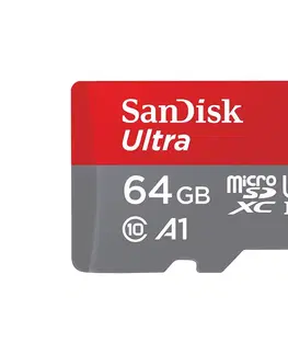 Predlžovacie káble Sandisk Sandisk SDSQUA4-064G - MicroSDXC 64GB Ultra 80MB/s 