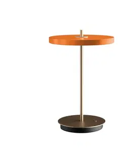 Stolové lampy UMAGE UMAGE Asteria Move stolová LED lampa oranžová