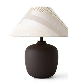 Stolové lampy Audo Copenhagen Audo Torso LED lampa hnedá/krémová/béžová, 37 cm