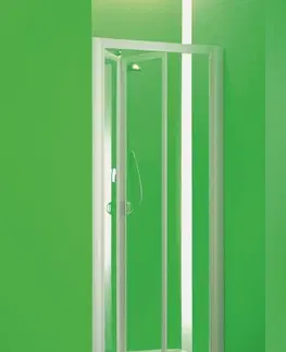 Sprchové dvere HOPA - Sprchová zástena DOMINO - Farba rámu zásteny - Plast biely, Rozmer A - 80, Smer zatváranie - Univerzálny Ľavé / Pravé, Výplň - Polystyrol 2,2 mm (acrilico), Výška - 185 BSDOM83P