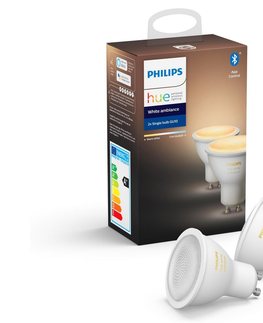 Žiarovky Philips Hue White Ambiance, 2x žiarovka 5,5W GU10 DIM