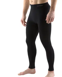Pánske klasické nohavice Unisex legíny EcoBamboo čierna - M/L