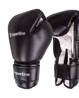 Boxerské rukavice Boxerské rukavice inSPORTline Metrojack čierno-biela - 6oz