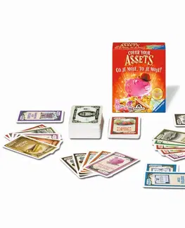 Hračky spoločenské hry - hracie karty a kasíno RAVENSBURGER - Cover Your Assets: Čo je moje, to je moje!