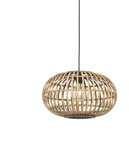 Zavesne lampy Orientálne závesné svietidlo bambusové 44 cm - Amira