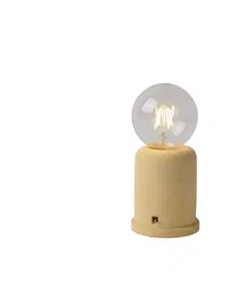 Lampy Lucide Lucide 34529/01/34 - Stolná lampa MABLE 1xE27/60W/230V žltá 