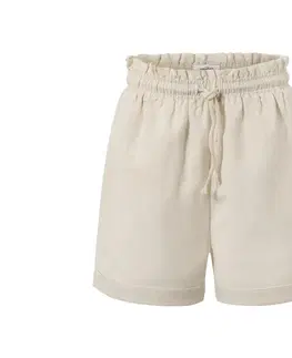 Shorts Šortky z ľanovej zmesi, pieskové