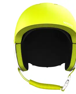 snowboard Detská lyžiarska prilba H-KID 500 žltá