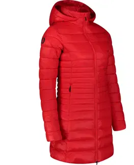 Dámske bundy a kabáty Dámsky zimný kabát Nordblanc SLOPES červený NBWJL7948_MOC 40
