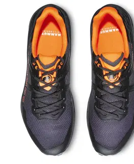 Pánske tenisky Pánske trekingové topánky MAMMUT Sertig II Low GTX® Men Black-Orange - 44