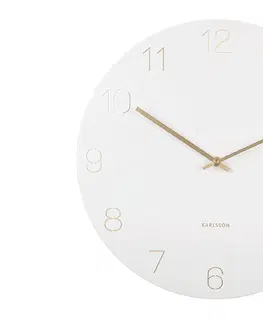 Hodiny Nástenné hodiny Karlsson KA5762WH, 40 cm