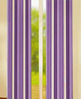 Závesy Forbyt, Záves dekoračný, Oxy Dúha 150 cm, fialová 150 cm