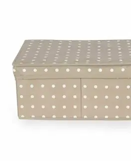 Úložné boxy Compactor Skladací úložný kartónový box Rivoli, 30 x 43 x 19 cm, hnedá