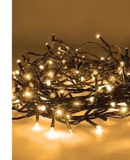 Vianočné dekorácie Brilagi Brilagi - LED Vonkajšia dekoračná reťaz 200xLED/8 funkcií 23 m IP44 teplá biela 
