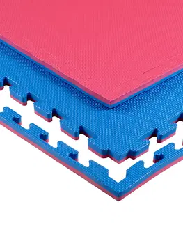 Podložky na cvičenie Puzzle tatami podložka inSPORTline Sazegul 100x100x2 cm červeno-modrá