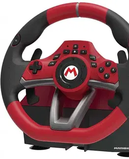 Príslušenstvo k herným konzolám Volant Racing Wheel Pro Deluxe for Nintendo Switch (Mario Kart) NSW-228U