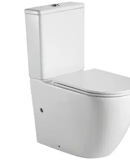 WC kombi WC bez goliera Igar + doska s pomalým sklápaním