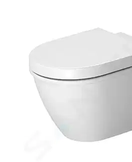 Záchody DURAVIT - Darling New Závesné WC, DuraFix, biela 2545090000