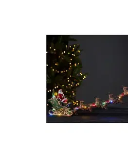 Vianočné dekorácie Eglo Eglo 411261 - LED Vianočná dekorácia DEERVILLE 15xLED/0,03W/3xAAA 