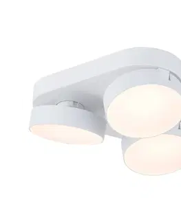SmartHome stropné svietidlá LUTEC LED stropné bodové svetlá Stanos, CCT, 3-pl. biela