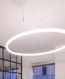 SmartHome lustre Artemide Artemide Abeceda svetla kruhová cez aplikáciu 155 cm