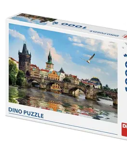 Hračky puzzle DINO - Karlov Most 1000 Puzzle, Mix Produktov