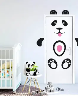 Nálepky na stenu Panda - nálepka na dvere a stenu