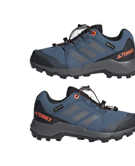 Dámska obuv ADIDAS-Terrex GTX Jr wonder steel/grey three/impact orange Modrá 35,5