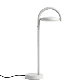 Stolové lampy HAY HAY Marselis stolová LED lampa nastaviteľná, sivá