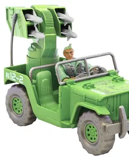 Hračky - dopravné stroje a traktory THE CORPS -  vojak s útočným vozidlom 21 cm