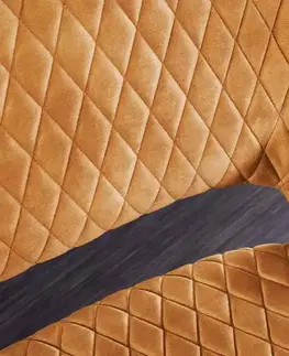 Lavice do jedálne LuxD Dizajnová lavica Laney 162 cm horčicový zamat
