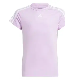 nohavice Dievčenské športové tričko fialové