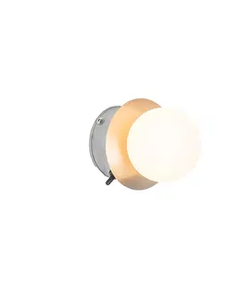 Nastenne lampy Moderné nástenné oceľové svietidlo IP44 - Cederic