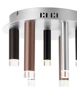 Stropné svietidlá Brilliant Stropné LED svietidlo Cembalo stmievateľné 7-pl.