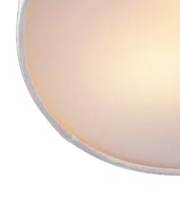 Stropne svietidla Stropné svietidlo ružové 30 cm so zlatým vnútrom - Buben