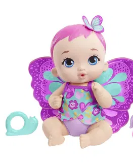 Hračky bábiky MATTEL - My Garden Baby Bábätko - Purpurový Motýlik