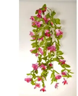 Kvety Umelá Fuchsia závesná mnohokvetá, v. 70 cm