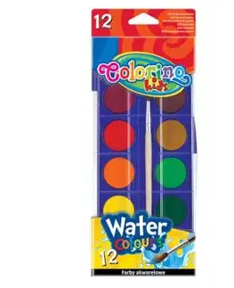 Hračky PATIO - Colorino vodové farby 28mm 12 farieb