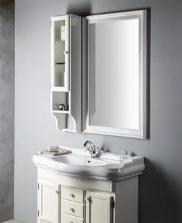 Kúpeľňa SAPHO - RETRO skrinka k zrcadlu 25x115x20cm, starobiela, ľavá 1706