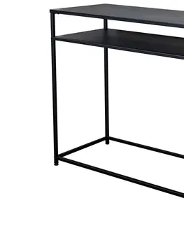 Konferenčné stolíky LuxD Dizajnová konzola Damaris 100 cm čierna
