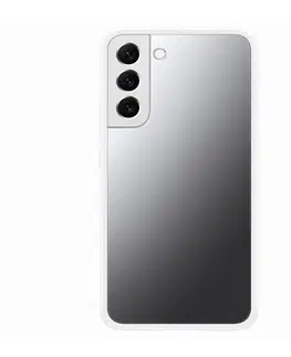 Puzdrá na mobilné telefóny Zadný kryt Frame Cover pre Samsung Galaxy S22 Plus, biela - OPENBOX (Rozbalený tovar s plnou zárukou) EF-MS906CWEGWW