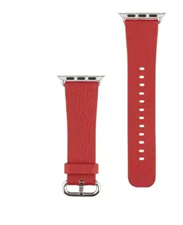 Príslušenstvo k wearables Kožený remienok COTEetCI Leather pre Apple Watch 42/44/45mm, červený