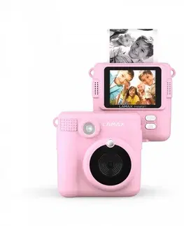 Drevené hračky LAMAX InstaKid1 detský fotoaparát, ružová