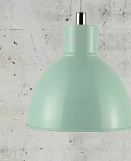 Závesné svietidlá Nordlux Závesná lampa Pop s kovovým tienidlom, zelená