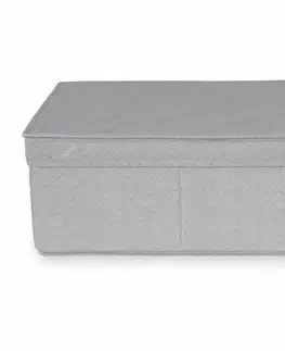 Úložné boxy Compactor Skladací úložný kartónový box Wos, 30 x 43 x 19 cm, sivá