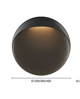 Nástenné svietidlá Louis Poulsen Louis Poulsen Flindt svetlo Ø 20 cm čierna 2 700 K