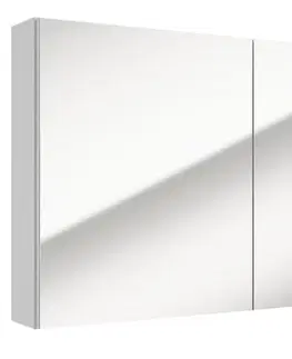 Zrkadlové skrinky Zrkadlová skrinka Salsa E75 biela