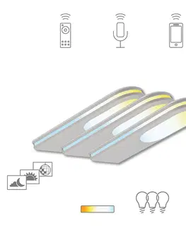 SmartHome zapustené svetla tint Müller Licht tónované LED osvetlenie pod skrinku Armaro, 3 kusy